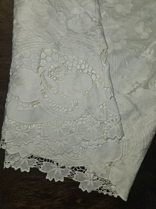 Vand rochie Nissa L 100% silk matase cu broderie
