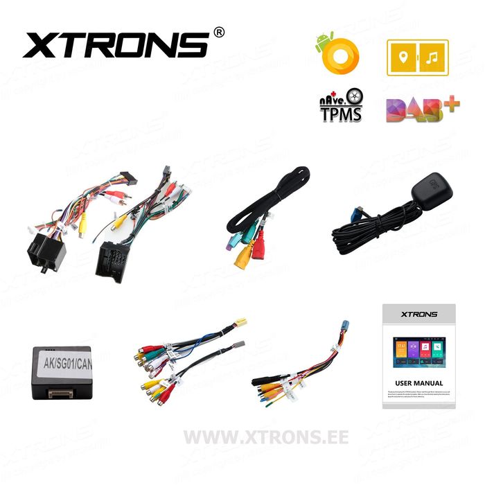 Навигация двоен дин Xtrons  за VW Golf, Passat, Touaran pe98mtvpl