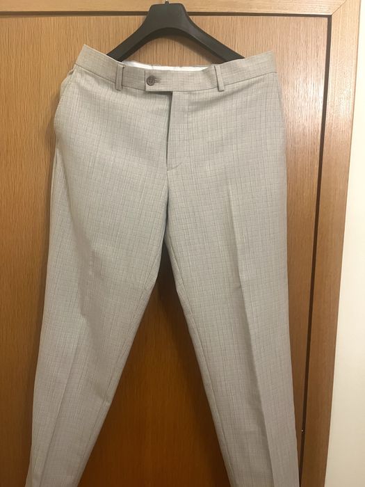 ANDREWS костюм - светло сиво - бежово