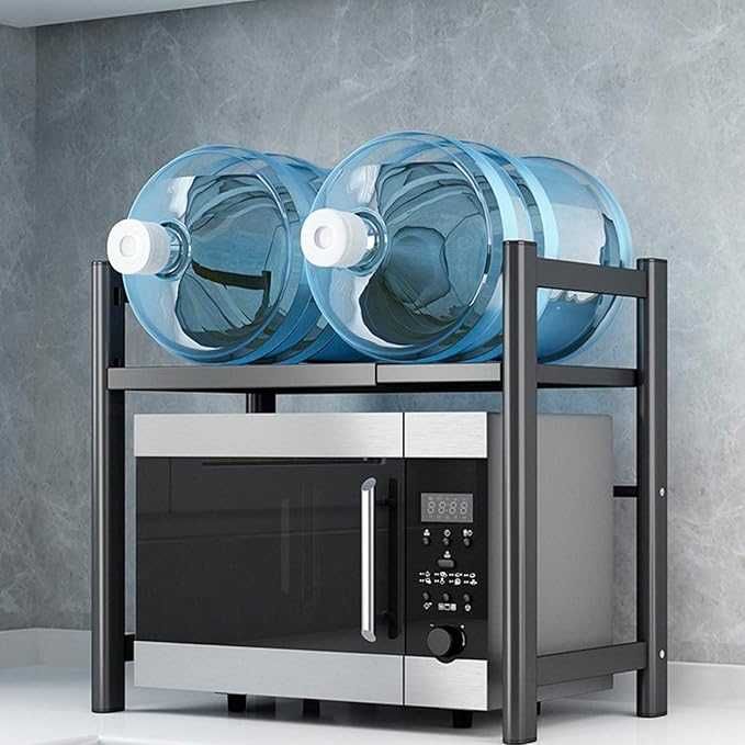 Разширяема поставка за микровълнова фурна,  стомана, здрава стойка,