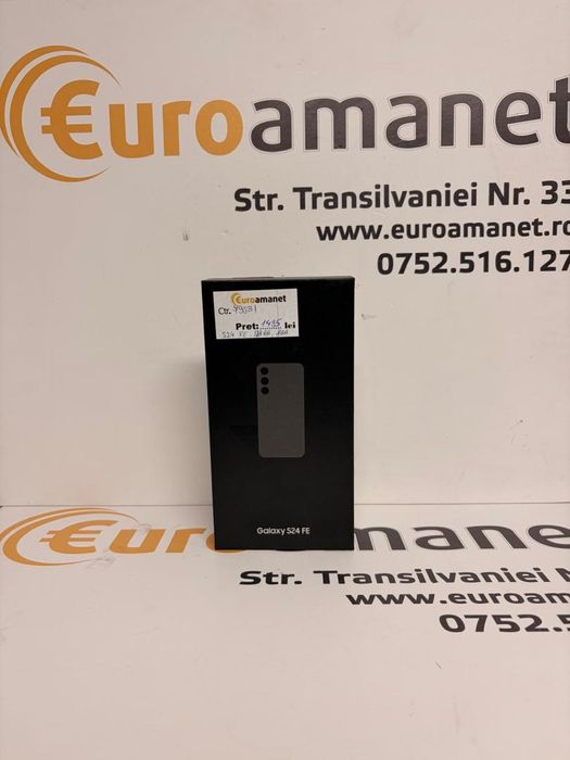 Samsung Galaxy S24 FE, Dual SIM, 8GB RAM, 128GB, 5G, Graphite -T-