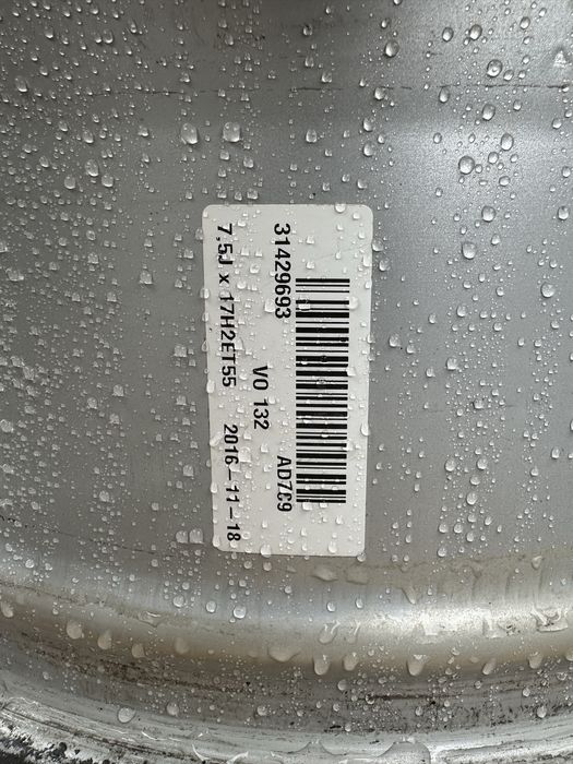 Jante 17” originale Volvo V60 CC P3 XC70 P3