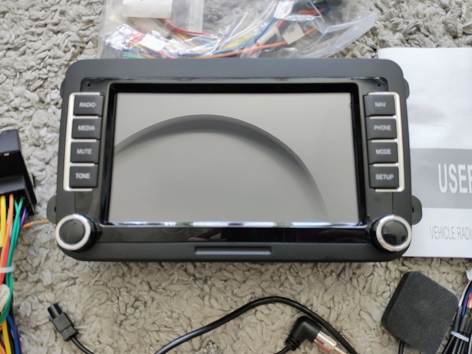 Navigatie Android 10, Carplay si Android Auto dedicata Golf 5, Golf 6,