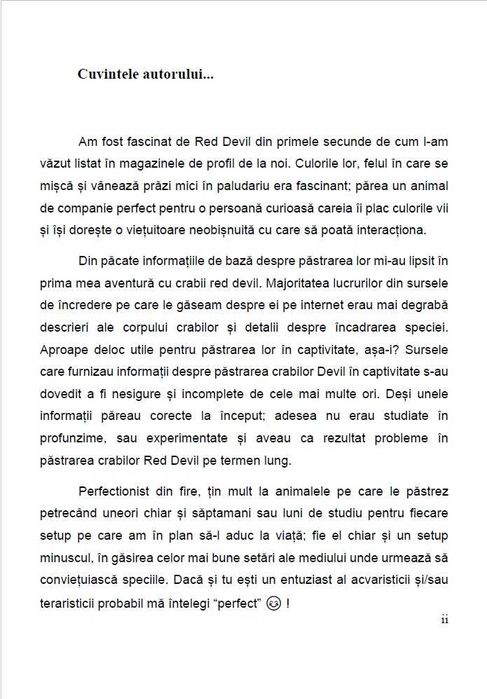 Crab Red Devil-Intretinere,Hranire,Habitat, eBook cu suport whatsapp