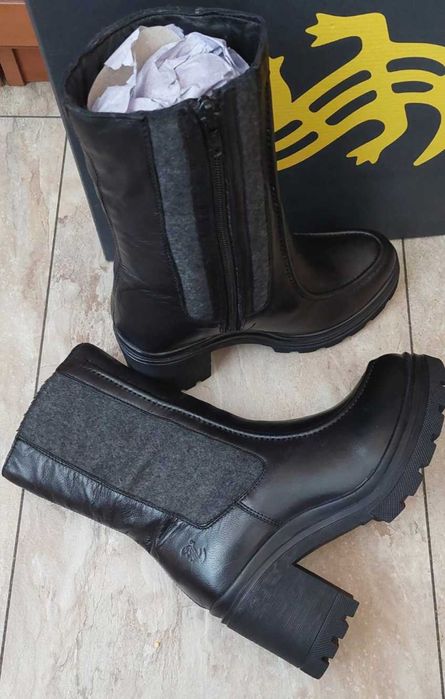 Чисто нови боти Salamander- 38 номер, естествена кожа.