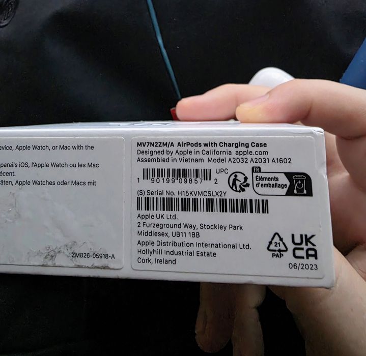 Casti Apple AirPods 2, White