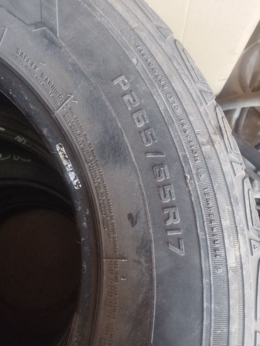 Продам резину 265.65 R17