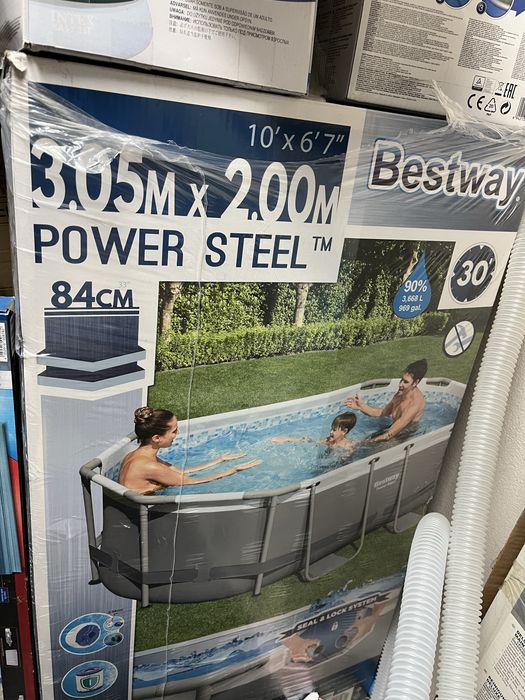 Piscina cadru metalic