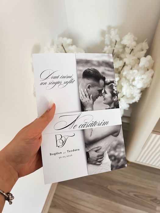 Invitatii, meniuri, plicuri de dar si papetarie pentru nunta