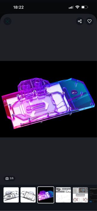 Водаблок 3080/3090 Bykski Full Coverage GPU Water Block