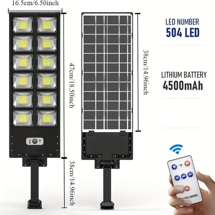 Продавам соларна LED лампа W789A-6