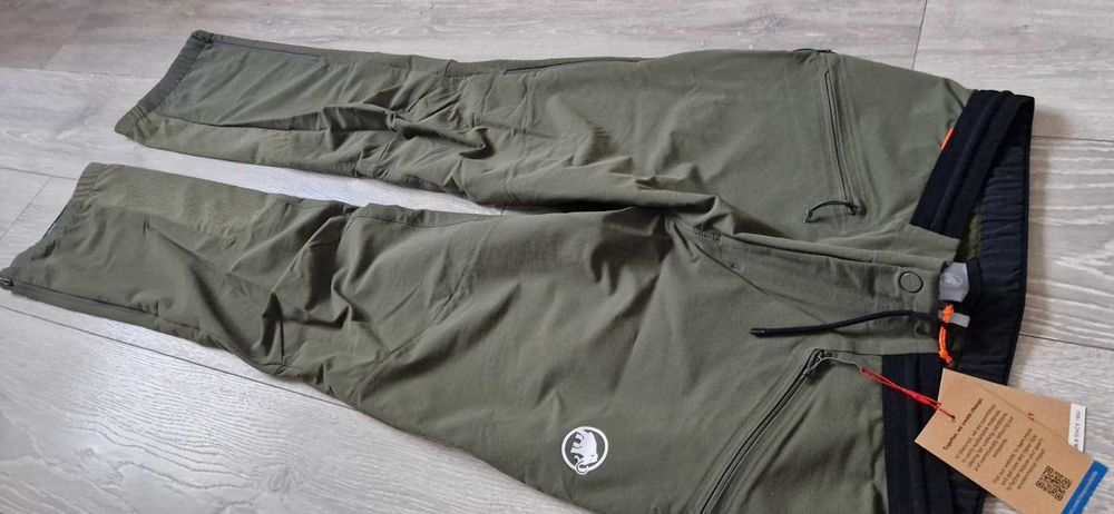 Pantaloni Mammut masuri L XL Aenergy softshell hybrid munte trekking
