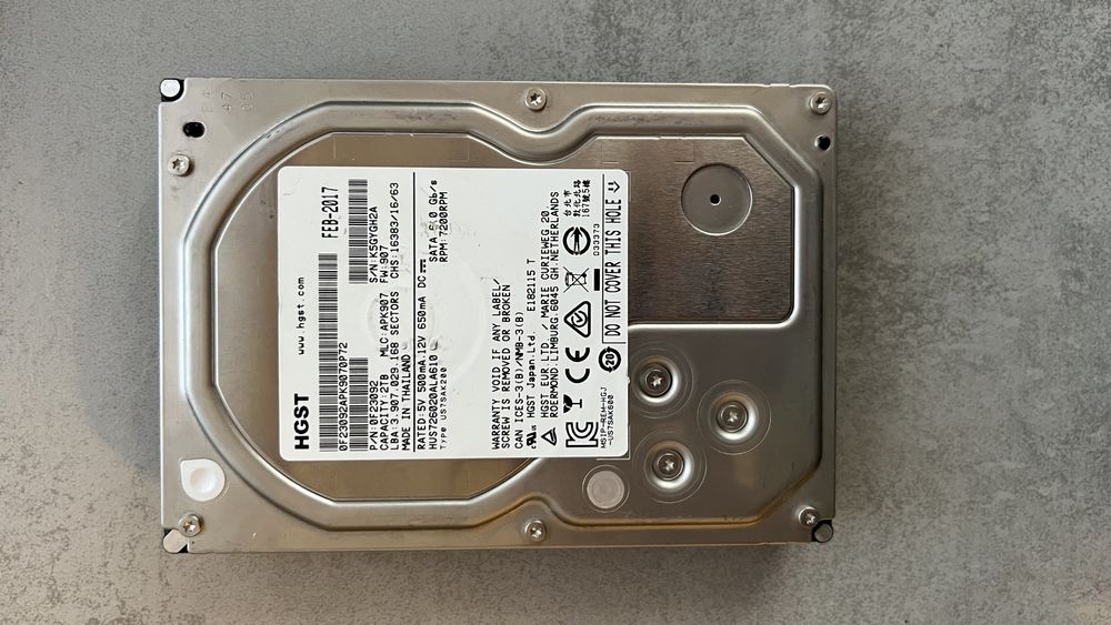 HDD 2000 gb , 2 TB de 3,5” calculator sau DVR .