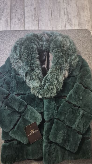 Haina de blana naturala vulpe