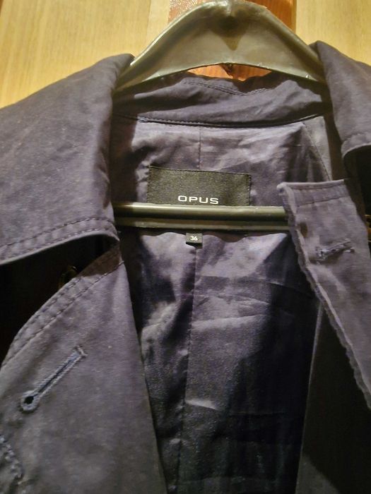 Яке тип къс шлифер тъмно синьо/navy blue