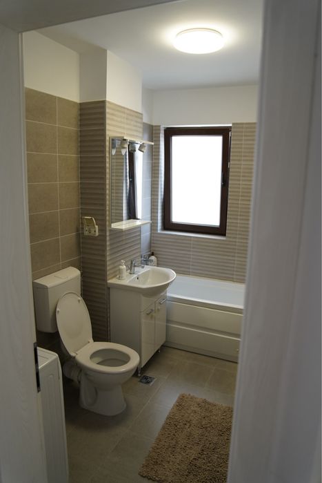 Inchiriez apartament in Popesti Leordeni :2 camere cu terasa si balcon inchis +loc de parcare