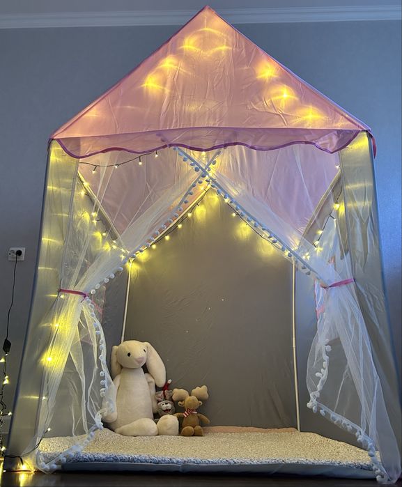 Палатка домик детская игровая для дома улицы девочек подарки Астана