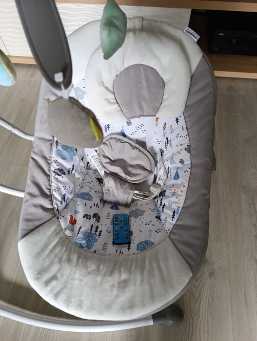 Leagăn, balansoar electric Woodsy Grey, Wunderkid