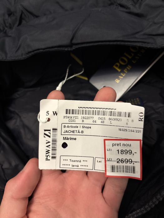 Geaca polo ralph lauren bleumarin de barbati