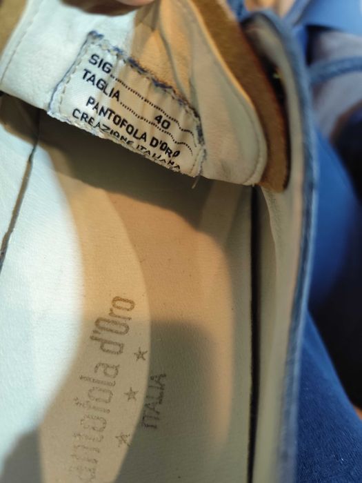 Pantofi sport casual 41 41.5 42 Pantofola D'Oro piele naturala moale