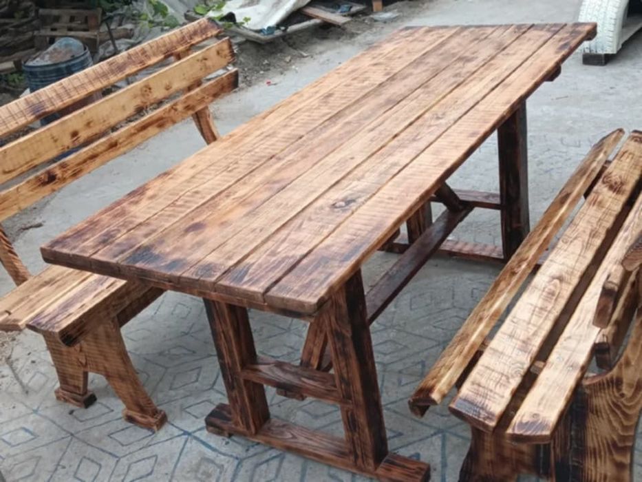 Set terasa  din lemn
