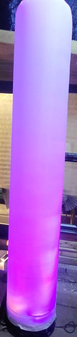 Надуваема осветителна LED колона, 16 цвята, (1 брой) (3 м)