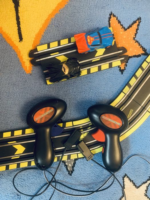 Microscalextric justice league
