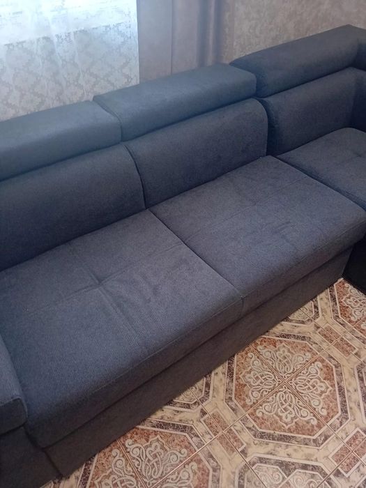 Ъглов диван разтегателен