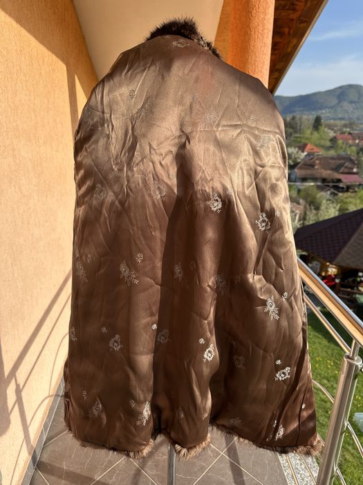 Blana naturala nutrie, marime L-XL
