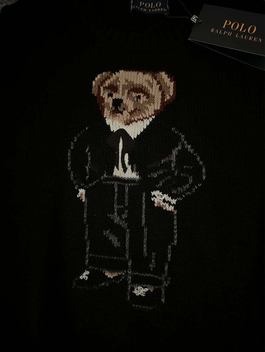 Оригинален Женски Polo Ralph Lauren Bear Пуловер Нов