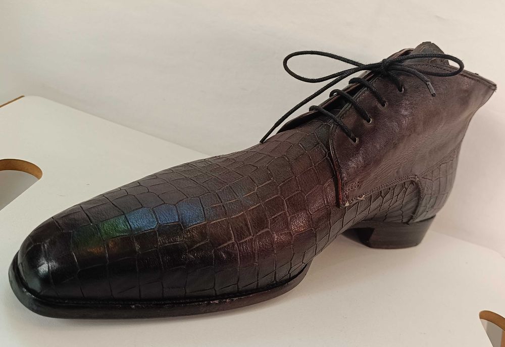 Ghete de lux 43 43.5 44 lucrate manual GREVE NOI piele naturala premi