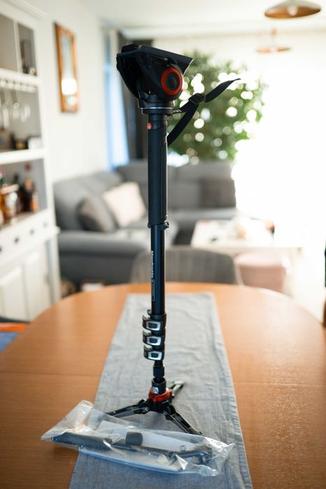 Manfrotto MVMXPRO500 - Monopied Profesional cu Cap Video fluid, nou!
