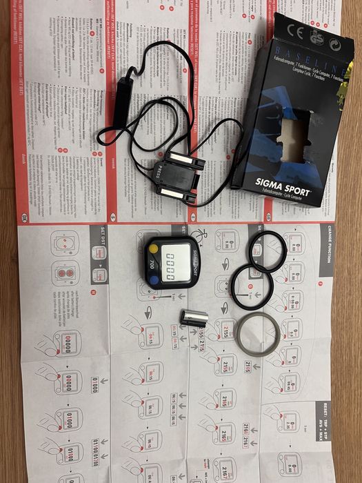 Sigma sport 700 Baseline Computer bicicleta cu 7 functii nou