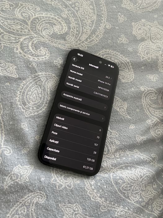 Vand iphone 14 pro 128gb