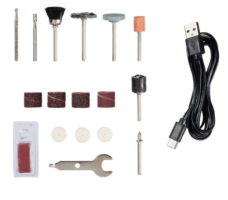 Мултишлайф акумулаторен дремел 4 в 1, 8 накрайника гравиране PFBSA4 A1