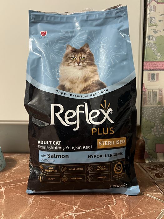Корм для кошек котов Reflex