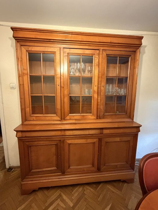 Vand set mobilier camera de zi din lemn masiv