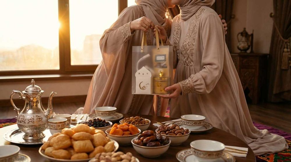 Подарочный набор в пластиковом пакете "Рамадан"