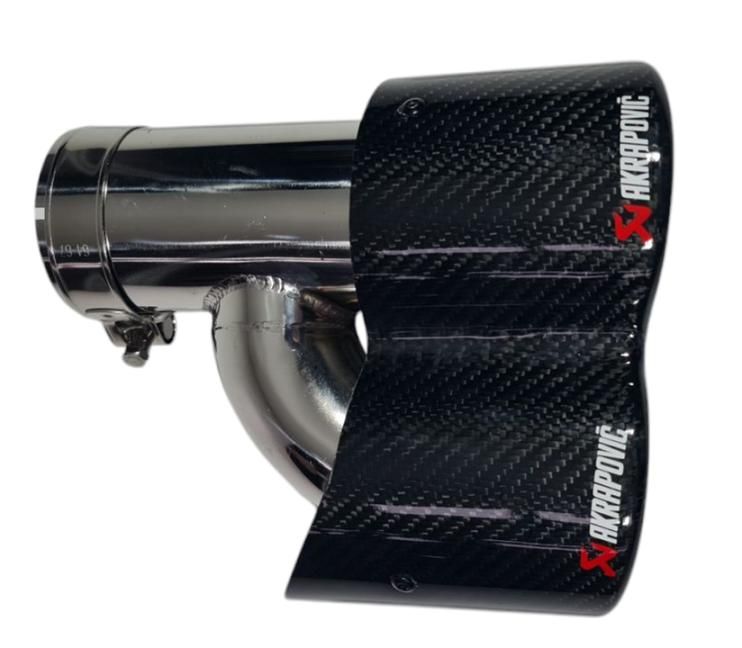 Накрайник за ауспух Akrapovic №3770-1 Двоен Y Карбон