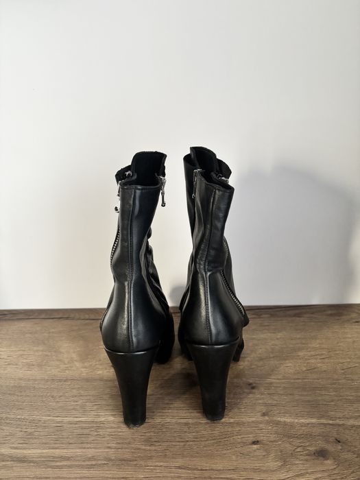 Cizme din piele Versace