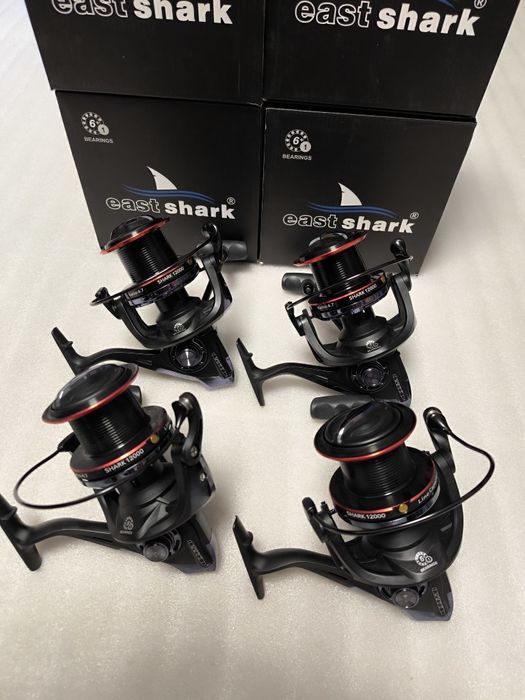 SET 4 Mulinete Eastshark 12000 6+1 Rulmenti New 2024
