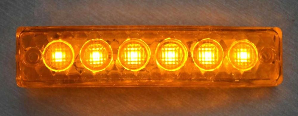1бр. диодни LED ЛЕД габарити светлини с 6 SMD диода 12-24V , 6 цвята