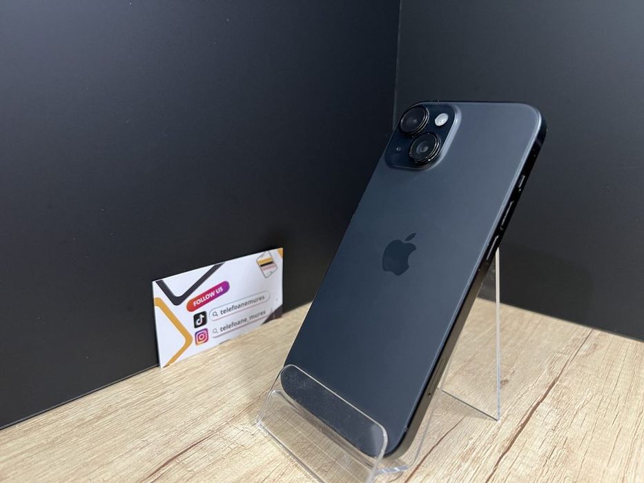 Iphone 15 128Gb Black Second-Hand Foarte Bun 3 ani garanție, Telefoane