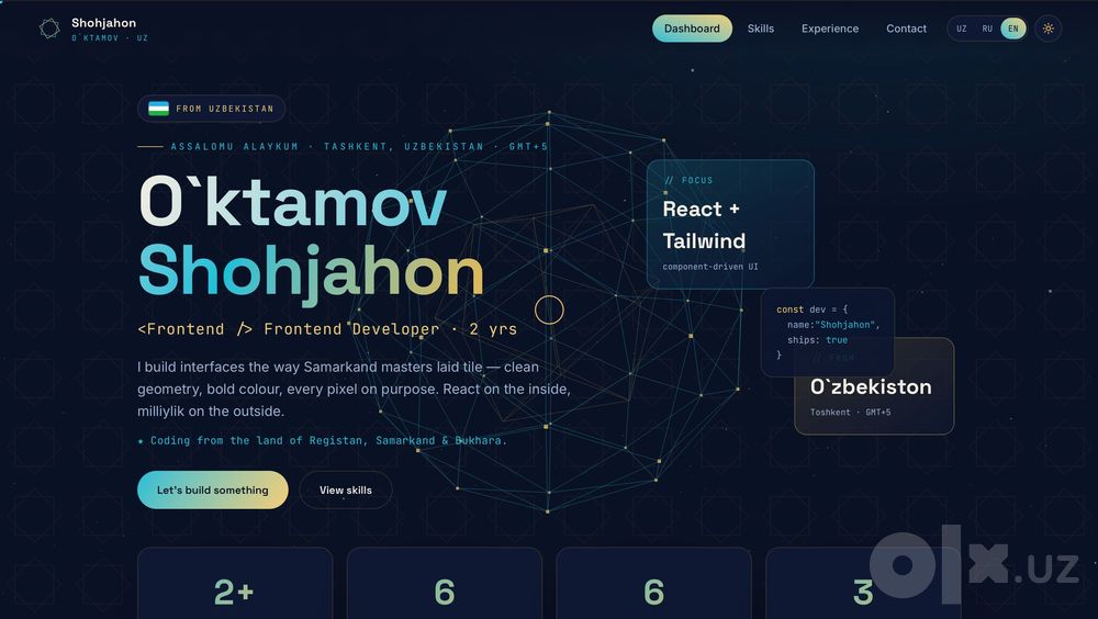 IT-solutions (landing page and website for visitors)