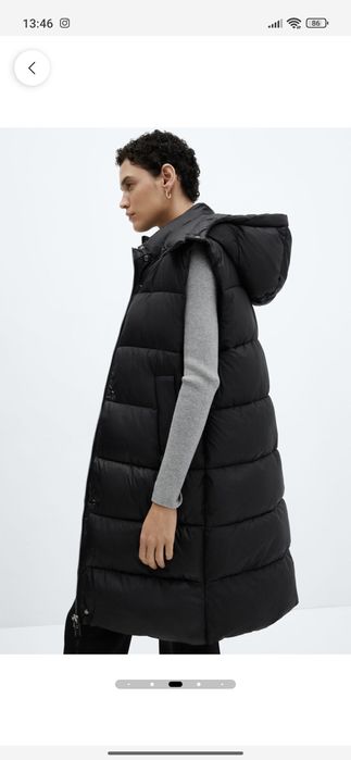 Mango Дамски пухен елек