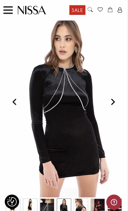 Rochie NISSA, nepurtată, fără etichetă, 36