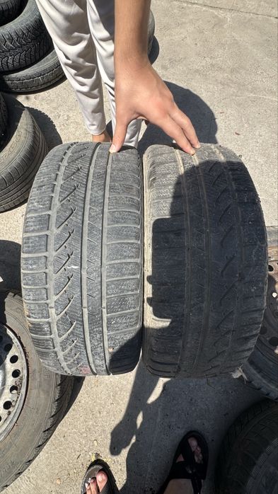 Привозные шины 2 штук 205/55 R16 диски на ауди в подарок
