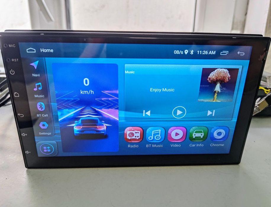 Мултимедия плеър двоен дин навигация за кола автомобил Android Carplay