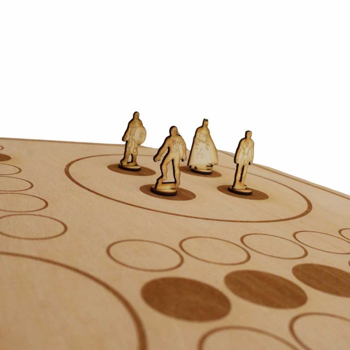 2в1- Маса с игра "Не се сърди човече"