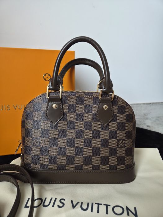 LV Louis Vuitton Alma BB in Damier Ebène